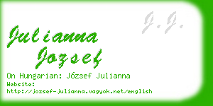julianna jozsef business card